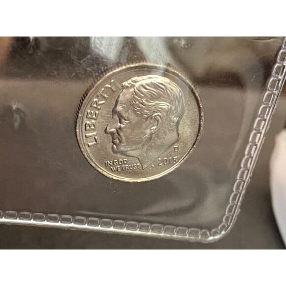 2013D USA President Roosevelt Coin - Dime (10 cents) - AU+ lustre - Picture 4 of 7